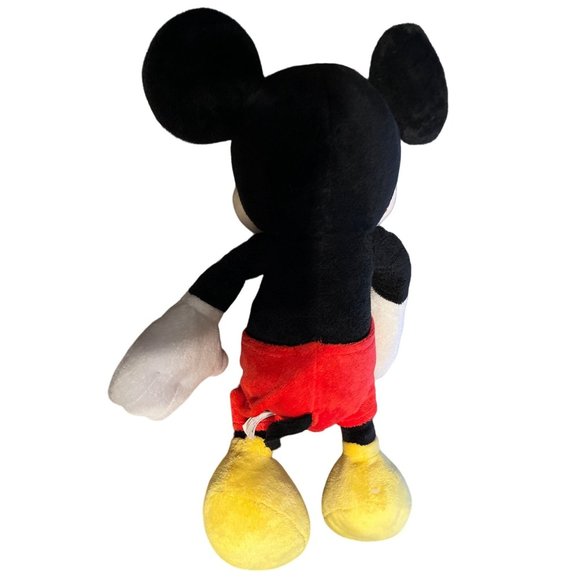 Disney Mickey Mouse Plush 18" Stuffed Animal Large Toy Traditional Red Shorts - Picture 3 of 8